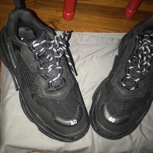 Barely worn BALENCIAGA TRIPPLE S TRAINERS